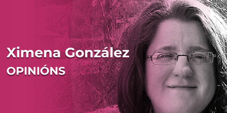Ximena González, co-editora de adiante.gal e activista feminista.