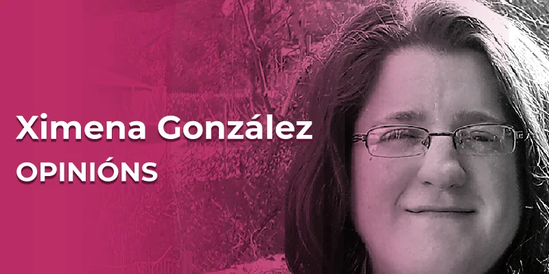 Ximena González, co-editora de adiante.gal e activista feminista.