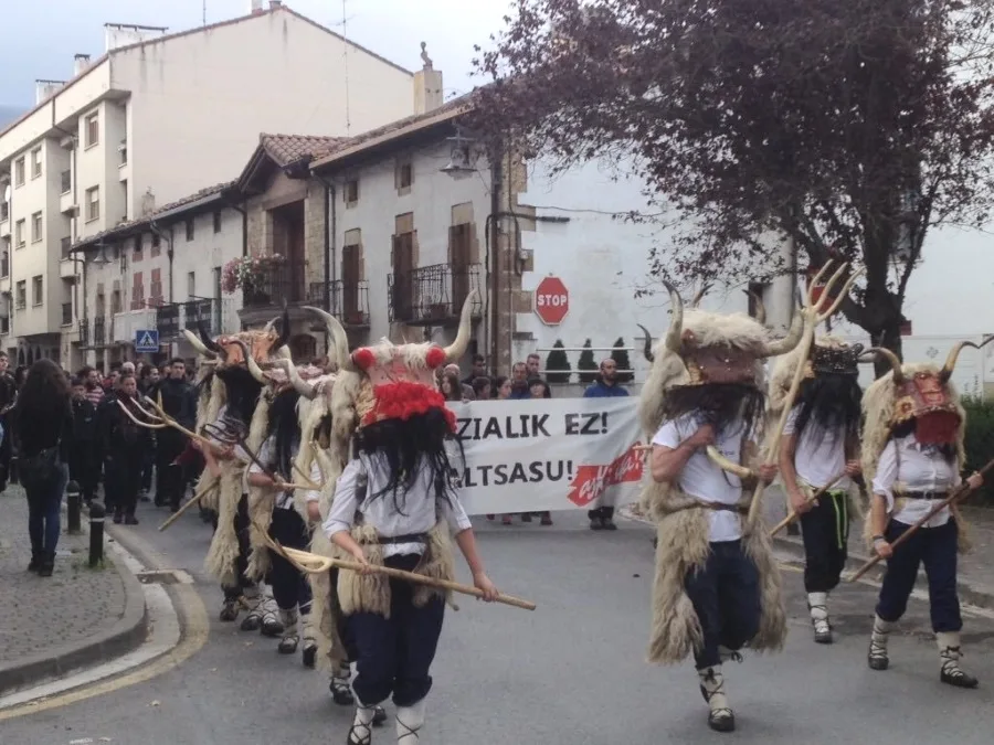 Manifestación en Altsasu en 2016. Imaxe: BORO LH