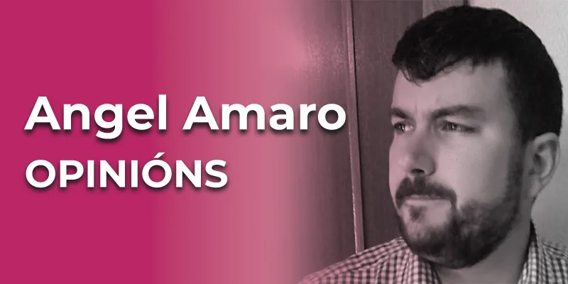 Ángel Amaro. Membro da Comisión de Sexodiversidade da asociación cultural A Galleira.