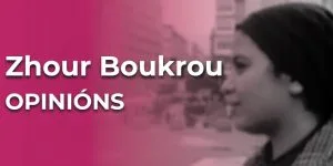 Zhour Boukrou. Refuxiada, vive coa súa familia en Galiza desde o 2016.